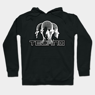 techno heads design Hoodie